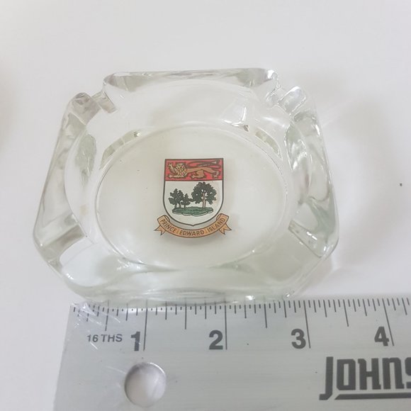 Prince Edward Island Ashtray Clear Souvenir - Picture 4 of 8